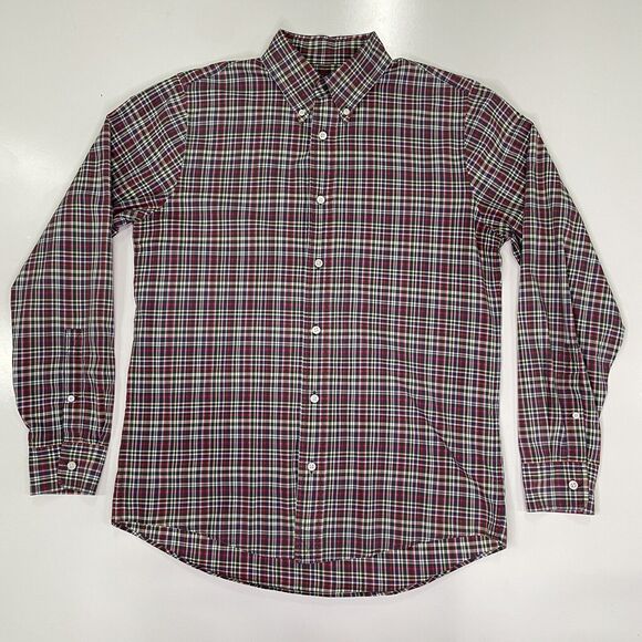 Jack Spade Men’s Bleecker Street Long-Sleeve Plaid Casual Button Shirt - Size M - Picture 1 of 9